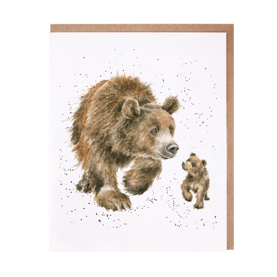 &#039;Follow Me...&#039; bear card