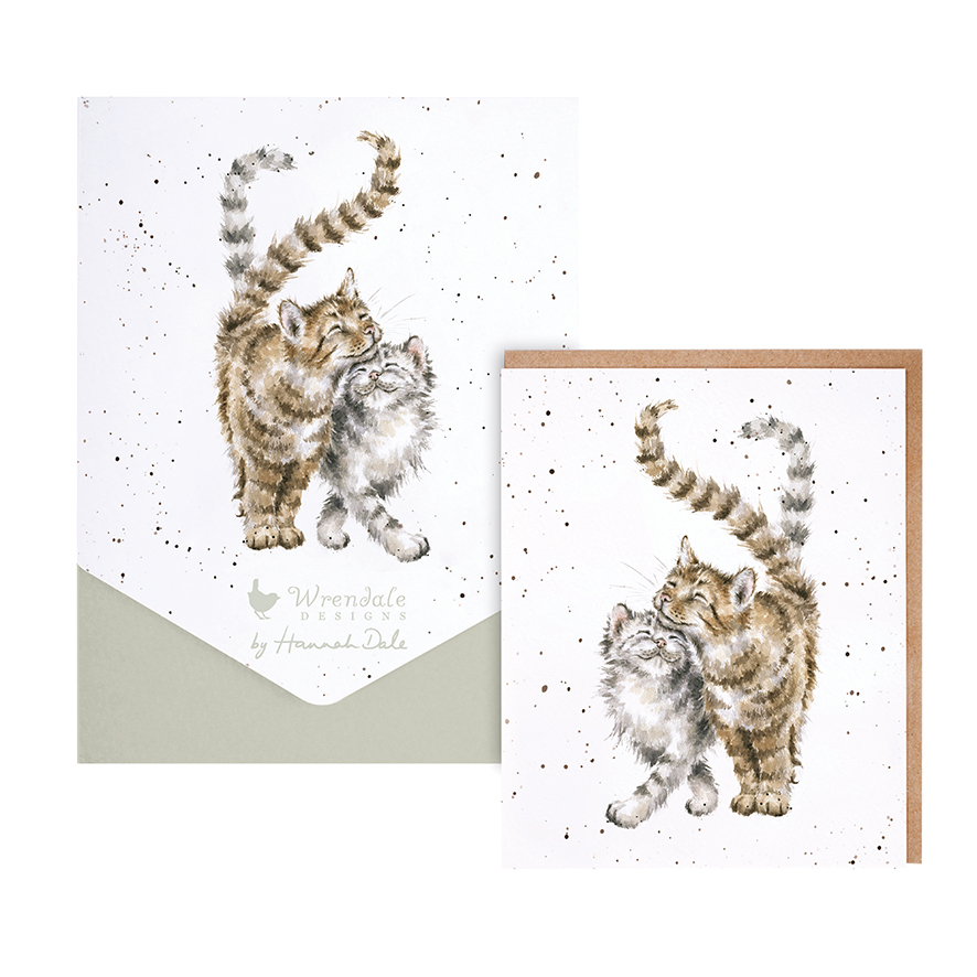 Tabby cat notecard set