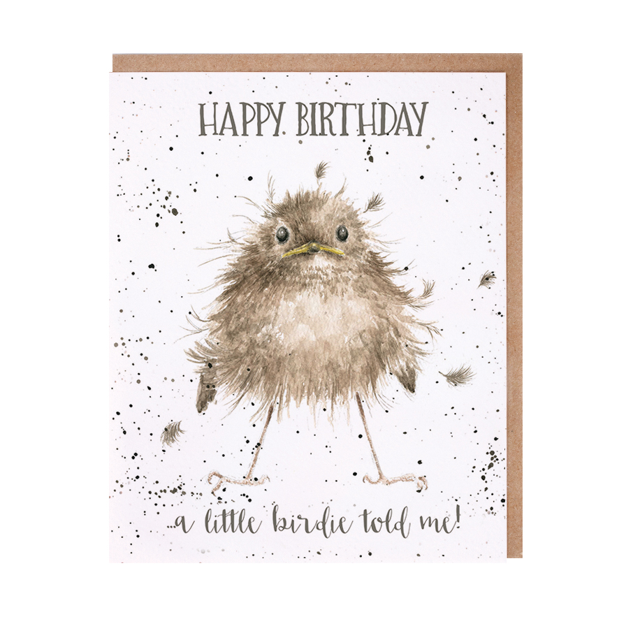 Wren birthday card