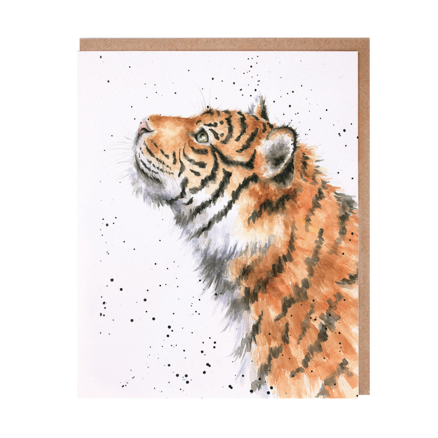 Tiger greeting card