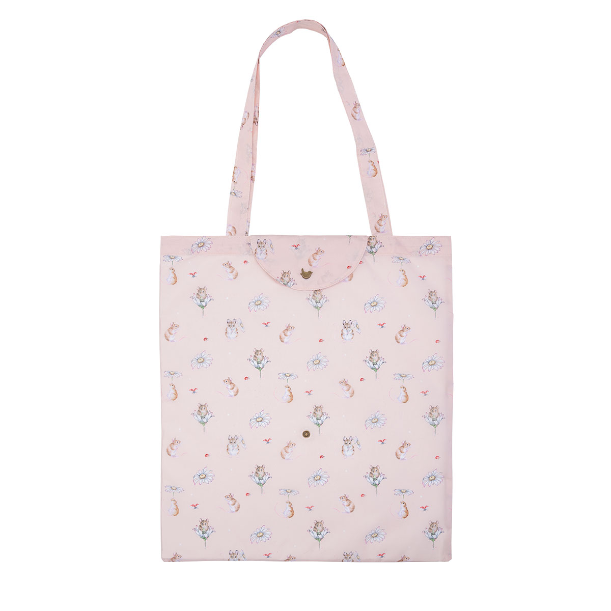 'Oops a Daisy' illustrated mouse Foldable Shopping Bag