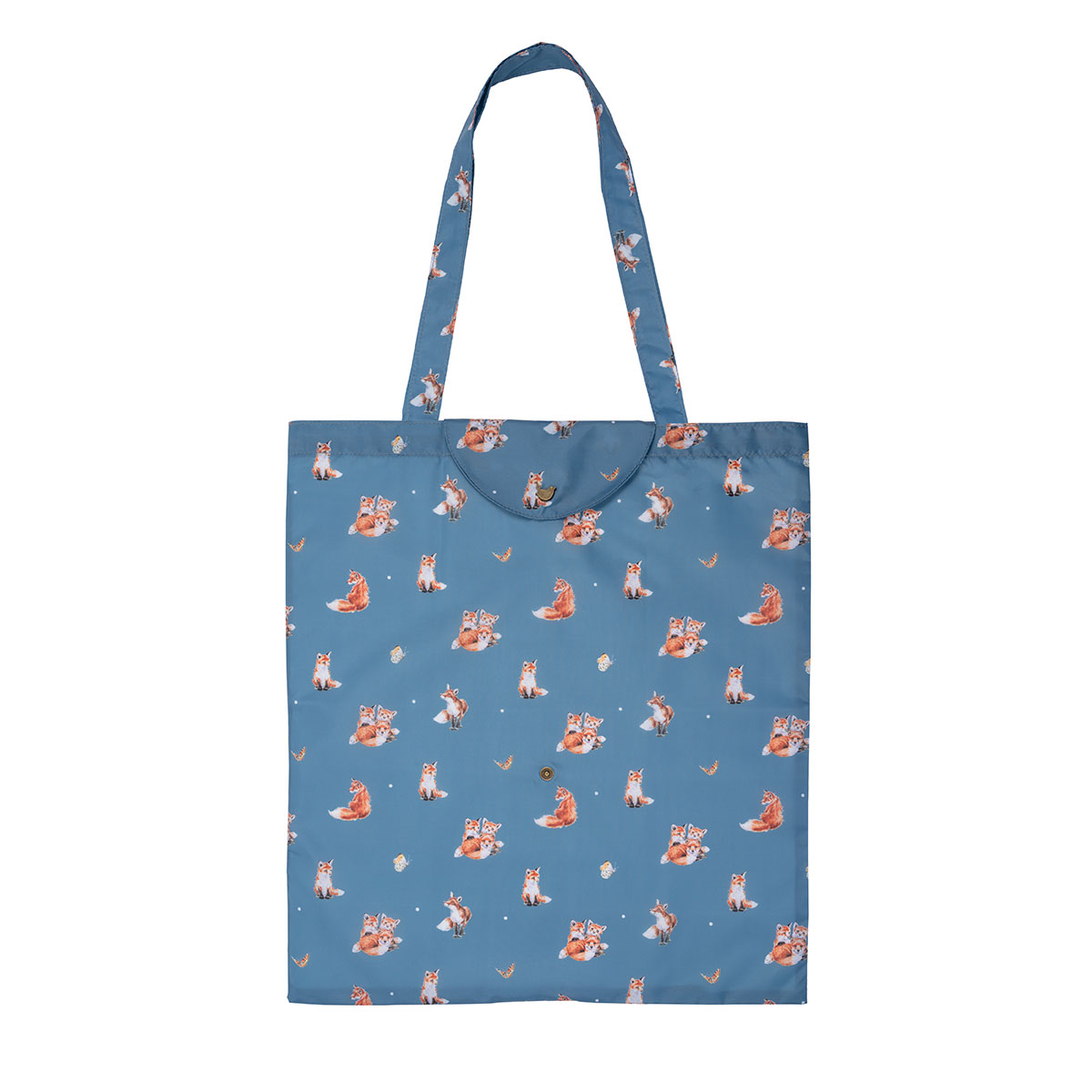 'Born to be Wild' illustrated fox Foldable Shopping Bag