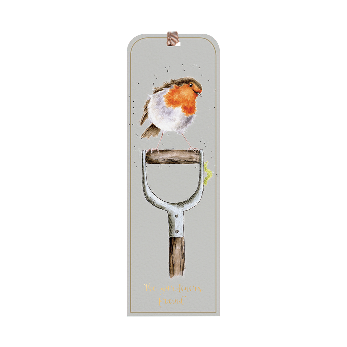 Illustrated robin bookmark