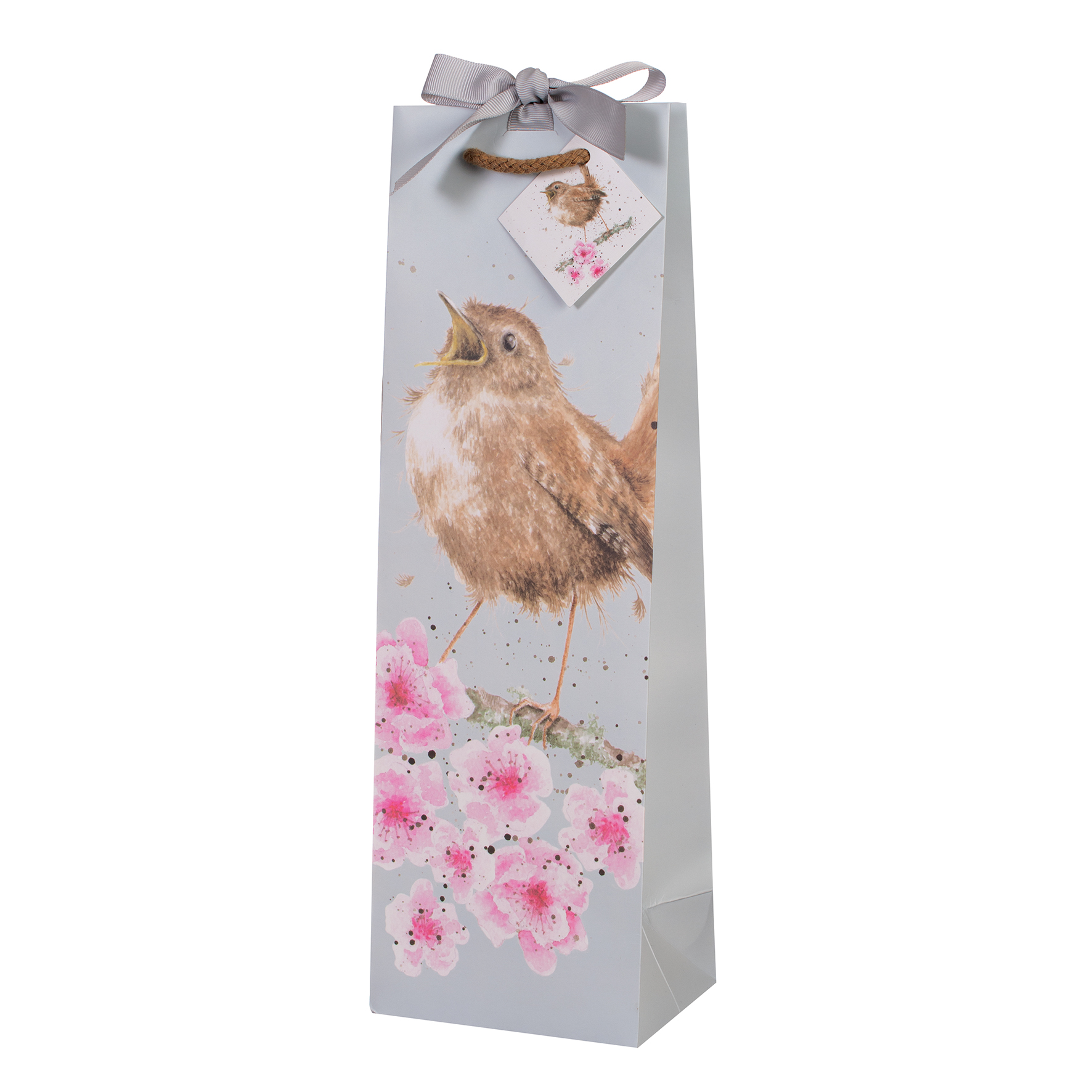 &#039;Garden Birds&#039; Wren Bottle Bag
