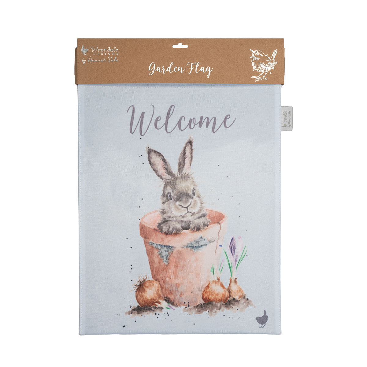 Rabbit garden flag