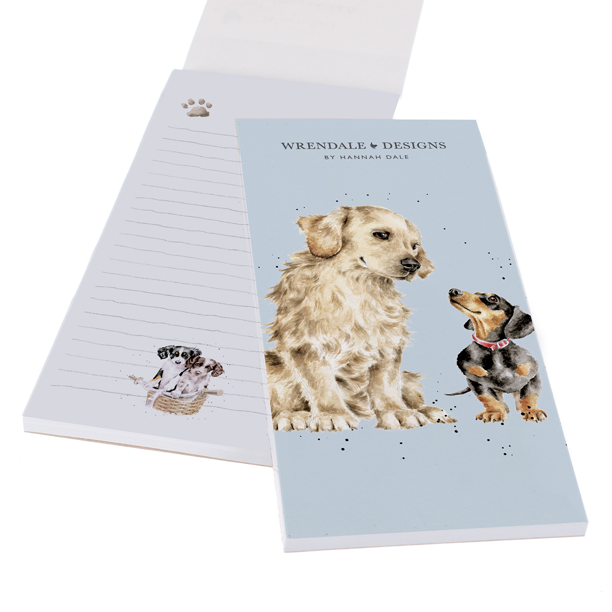 Golden Retriever and Dachshund illustrated shopping pad