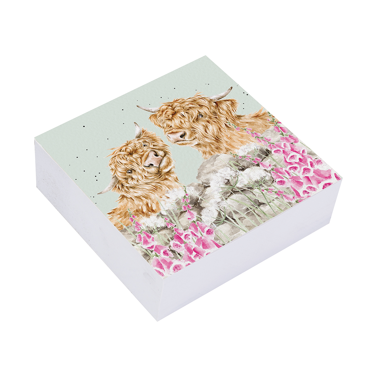 Highland Cow illustrated sticky notes