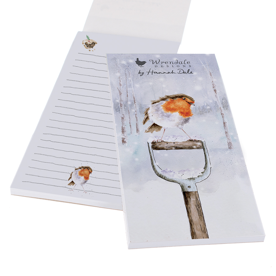 Robin festive shopping pad