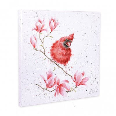 Blossom Cardinal Bird canvas print