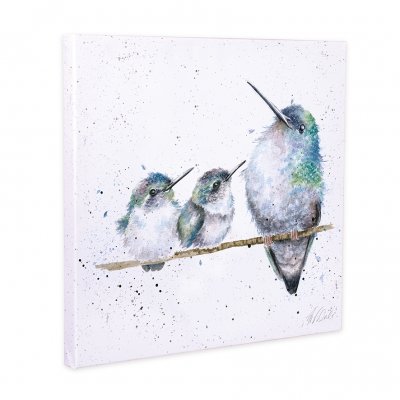 Happy Birdy Humming Bird canvas print