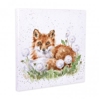 The Dandy Fox canvas print