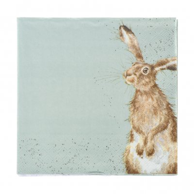 Wrendale Designs Hare Brained Paper Napkins Pack of 20