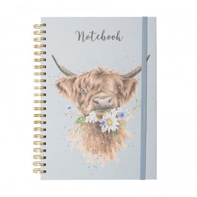 Highland Cow A4 notebook