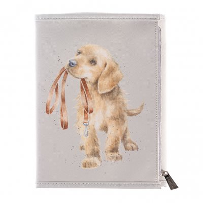 Dog notebook wallet with jotter pad