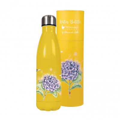 Bee and Hydrangea water bottle