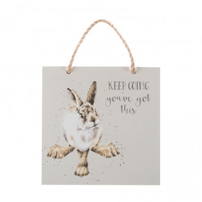 Hare Wooden Plaque