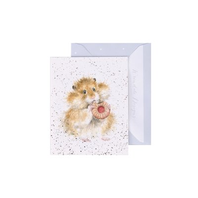Hamster and Biscuit mini card