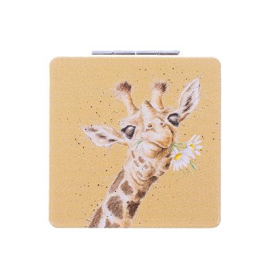 Giraffe pocket compact mirror