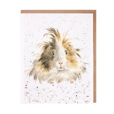 Guinea pig greeting card