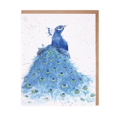 Peacock greeting card