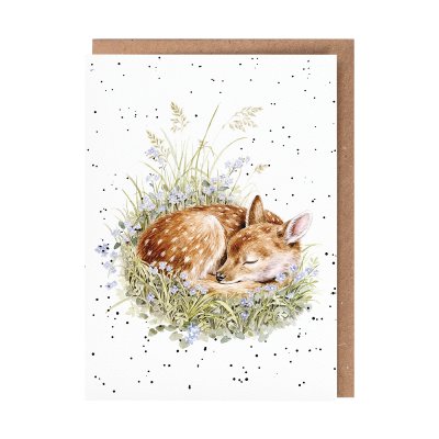 'The Gentle Fawn' Deer Card