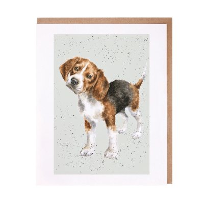 Beagle greeting card