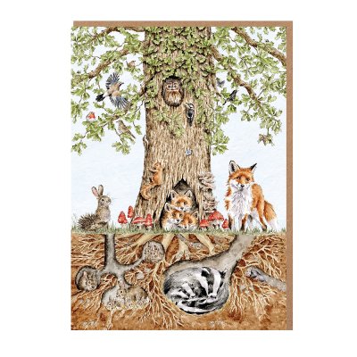 'Wild Woodland' Nature Notecard Pack