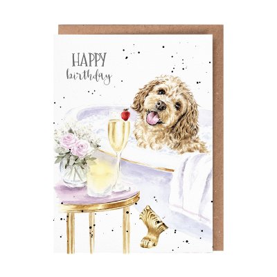 'Pampered Pup' Dog Birthday Card