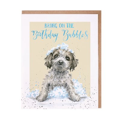 Dog birthday card