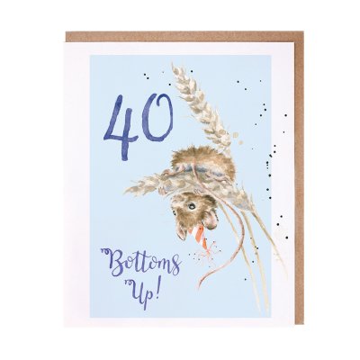 Mouse 40th birthday card