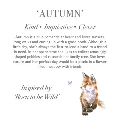 &#039;Autumn&#039; fox Character
