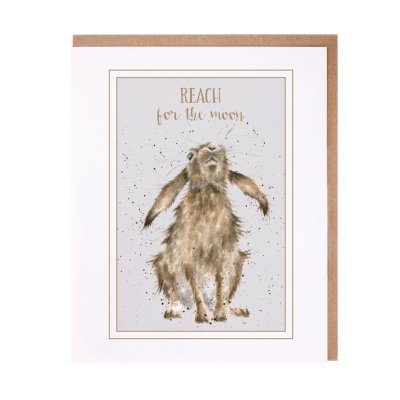 Hare inspirational card