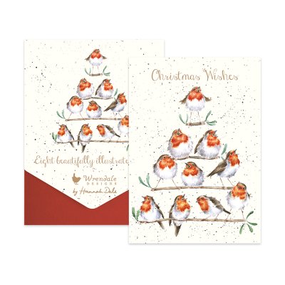 Rockin Robins Christmas card pack