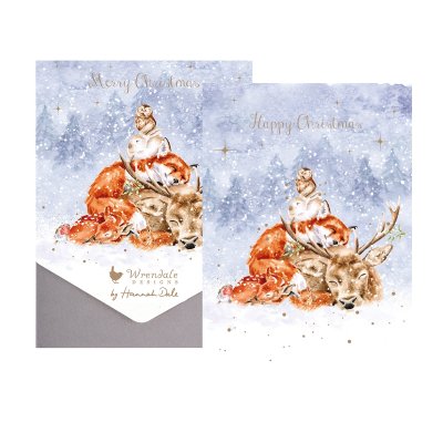 'Comfort and Joy' Animal Christmas Card Pack