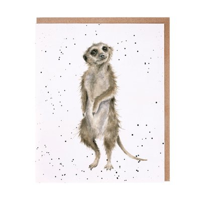 Meerkat greeting card