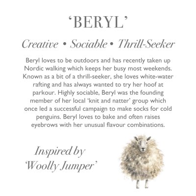 'Beryl' Sheep Character