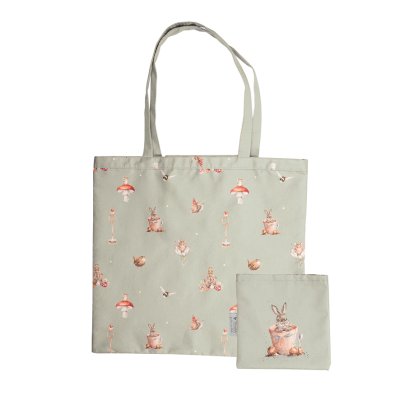 Garden Friends Rabbit, Wren and Mouse Foldable Shopping Bag