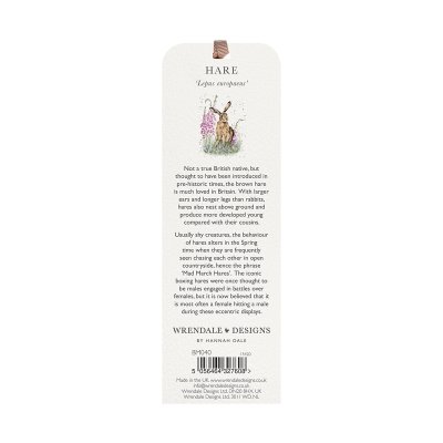 Hare Bookmark The Wild Garden