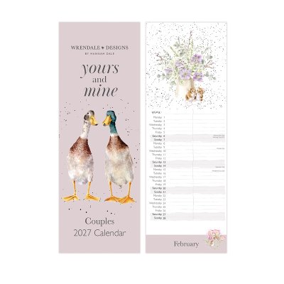 Duck couples slim 2027 calendar