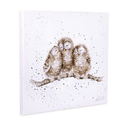 Owl Together owl canvas print