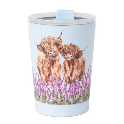 'Highland Cow' Thermal Travel Cup
