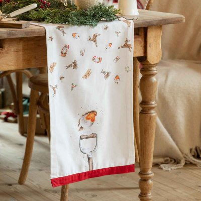 'Winter Wonderland' Christmas Animal Fabric Table Runner