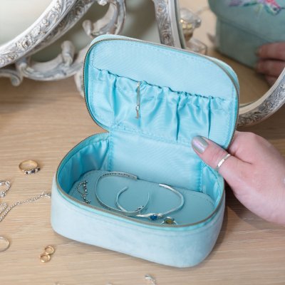'Wisteria Wishes' Hummingbird Embroidered Accessory Case