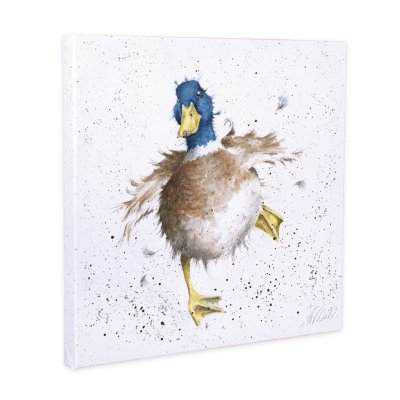 A Waddle and a Quack duck canvas print