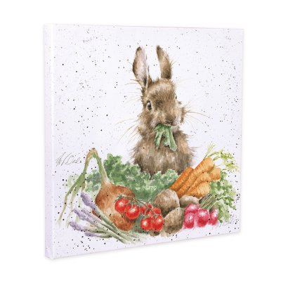 Grow Your Own rabbit canvas print