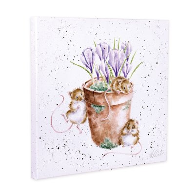 'Garden Friends' Mouse Canvas