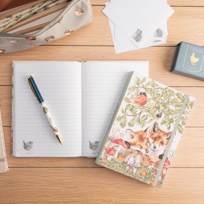 'Under the Oak Tree' Fox Flexi Notebook 