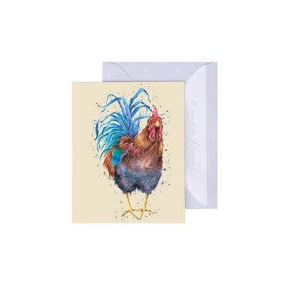 Cockerel mini card