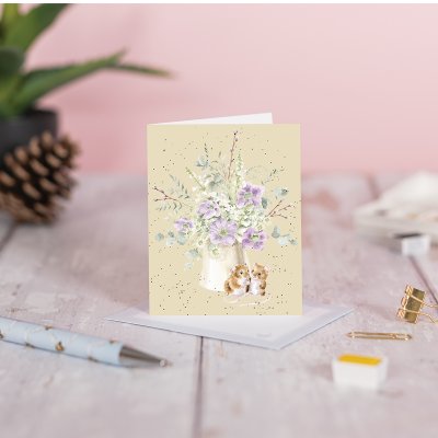 'Squeak-hearts' mouse Gift Enclosure Card