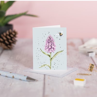 'The Marsh Orchid' Bee Gift Enclosure Card